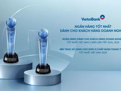 VietinBank ghi dấu ấn quốc tế với ‘cú đúp’ giải thưởng ngân hàng doanh nghiệp