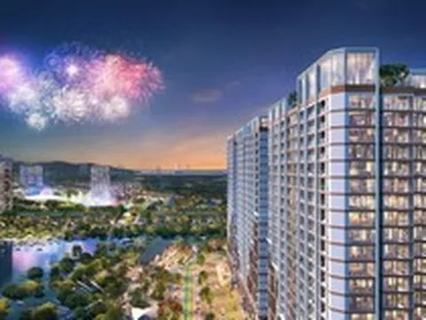 Khung hình “đậm chất điện ảnh” từ ban công căn hộ Onsen 3 Nam Nha Trang