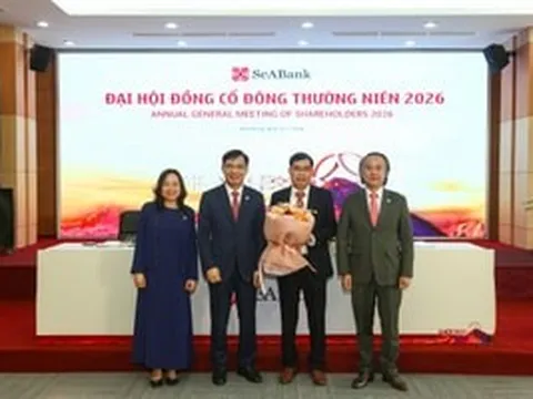 Đại hội đồng cổ đông thường niên 2026: SeABank chốt trả cổ tức 20,5%, tăng vốn lên 34.688 tỷ đồng