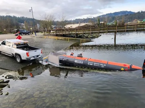 Tàu ngầm không người lái đầu tiên chạy bằng hydro chinh phục đại dương