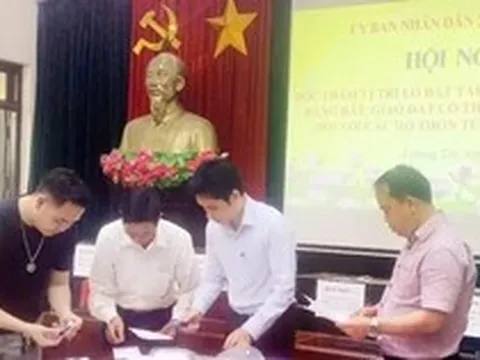 Bốc thăm đất tái định cư cho người dân dự án sân bay Gia Bình