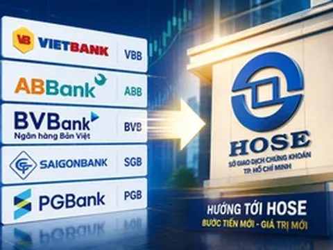 Sau nhiều năm trì hoãn, loạt ngân hàng tăng tốc kế hoạch niêm yết HoSE