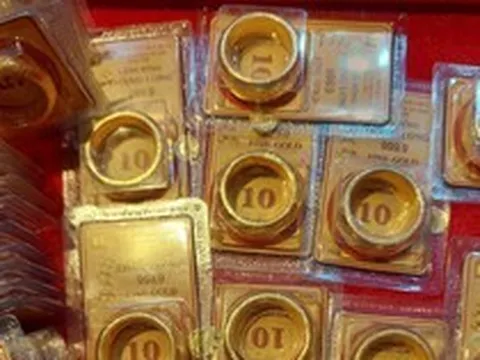 Chiều 6/5, giá vàng nhẫn trơn, vàng miếng đồng loạt giảm so với buổi sáng