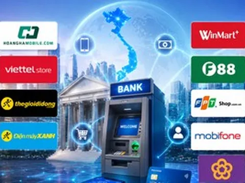 Hơn 10.000 cửa hàng Vietlott, Thế Giới Di Động, WinMart+, F88, Viettel… biến thành ‘cây ATM’, khách hàng có thể nộp/rút tiền mặt ngay lập tức