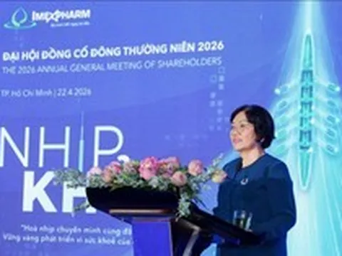 Vừa về tay ông lớn dược phẩm Trung Quốc, loạt lãnh đạo Imexpharm cùng bán ra lượng cổ phiếu