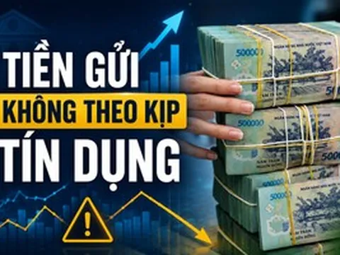 Tín dụng 'tăng sốc' hơn huy động tiền gửi, chuyên gia chỉ ra những ngân hàng chịu áp lực lớn