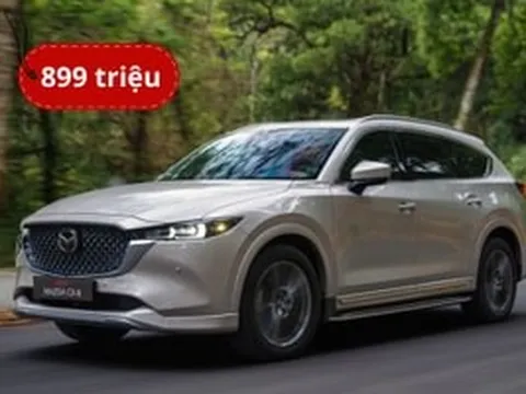 Sở hữu Mazda CX-8 chỉ với 899 triệu, dòng xe SUV 7 chỗ Nhật Bản phả hơi nóng vào Hyundai Santa Fe
