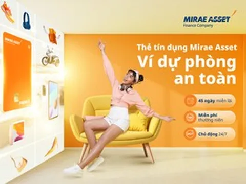 Thẻ tín dụng Mirae Asset ưu tiên trải nghiệm chi tiêu linh hoạt và tích xu đổi tiền