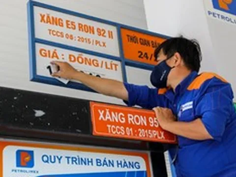 Điều chỉnh giá xăng dầu, áp dụng từ 15h hôm nay 21/5