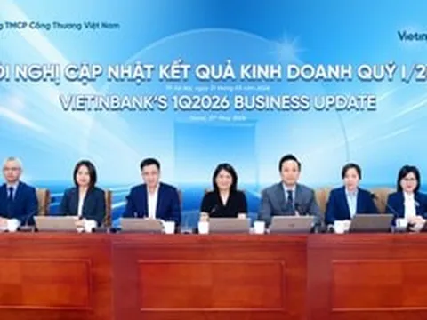 VietinBank báo lãi 'khủng' quý I/2026, tổng tài sản đạt 2,9 triệu tỷ đồng