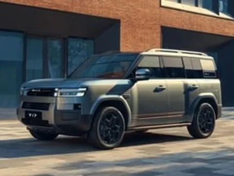 BYD Ti7 tham vọng chinh phục thế giới: SUV 7 chỗ, động cơ hybrid, ngoại hình tương tự Land Rover Defender