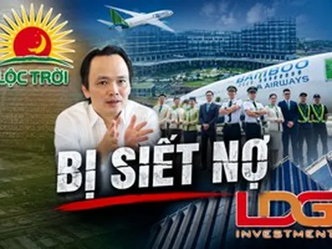 507 sổ đỏ của LDG, hàng trăm lô đất liên quan Bamboo Airways và khu đất gần 1.000m² của Lộc Trời cùng bị ngân hàng siết nợ