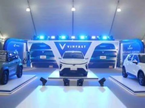 Lần đầu tiên VinFast mang gian hàng 240 m² đến một triển lãm đặc biệt tại Philippines