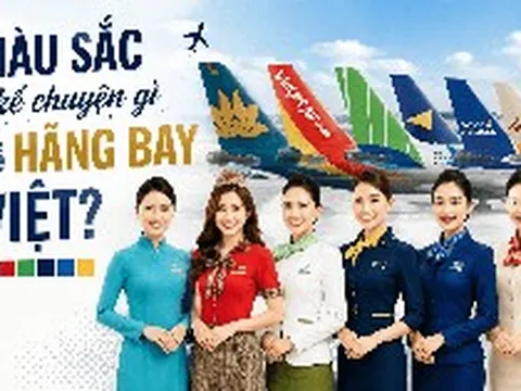 'So găng' đồng phục tiếp viên các hãng hàng không Việt: Vì sao Vietnam Airlines chọn xanh ngọc, Vietjet gắn với màu đỏ?