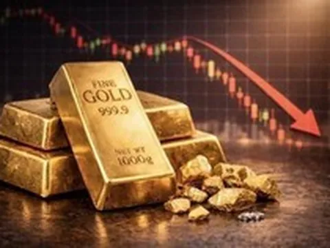 Giá vàng "thủng" mốc quan trọng, một thế lực tiếp tục xả hàng tấn vàng