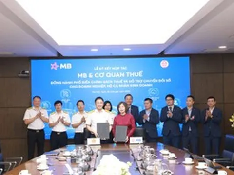 MB và cơ quan thuế ký kết hợp tác: Lấy người nộp thuế làm trung tâm - Lấy chuyển đổi số làm nền tảng