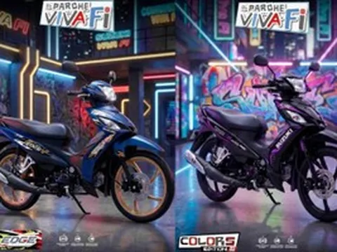 Một huyền thoại trở lại: Suzuki Viva FI ABS, diện mạo cực chất với thiết kế Cyberpunk