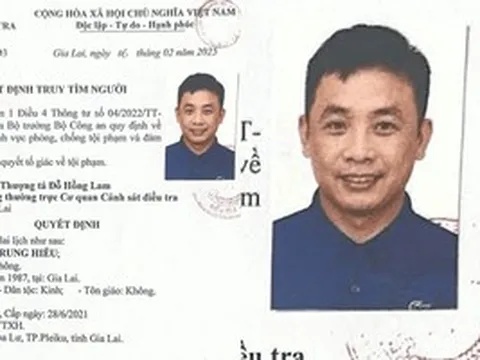 Công an truy tìm cựu nhân viên ngân hàng Nguyễn Trung Hiếu