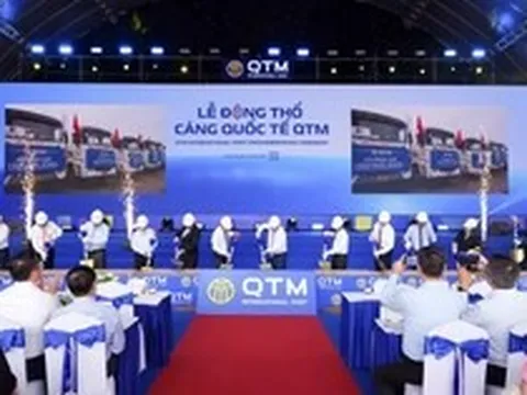 Động thổ Cảng quốc tế QTM gần 6.900 tỷ đồng tại cụm cảng Cái Mép - Thị Vải