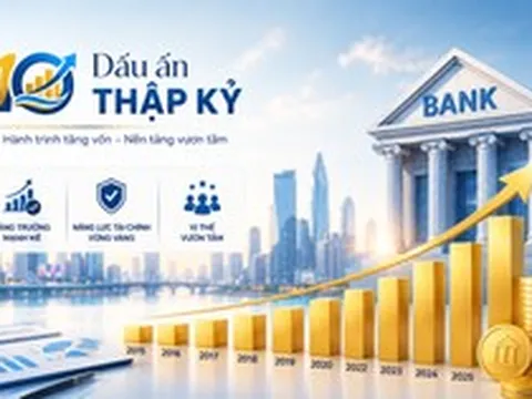 Những ngân hàng tăng vốn nhanh nhất 10 năm qua: Xuất hiện nhà băng tăng gần 10 lần, Vietcombank vươn lên dẫn đầu