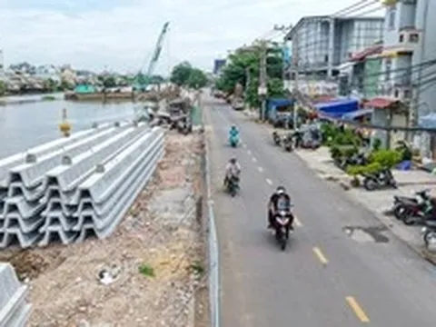 Hiện trạng dự án bờ bắc kênh Đôi sau gần một năm khởi công