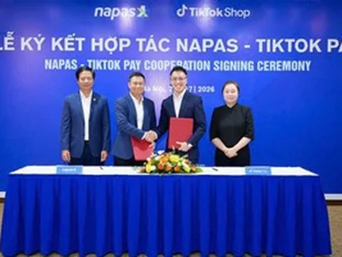 TikTok Shop 'bắt tay' NAPAS, mở rộng lựa chọn thanh toán cho người dùng