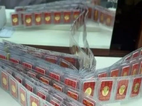 Chiều 8-7, giá vàng giảm thêm 1 triệu đồng/lượng