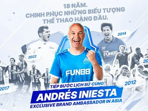 Andrés Iniesta và mối duyên trời định từ những “Số 8” huyền thoại